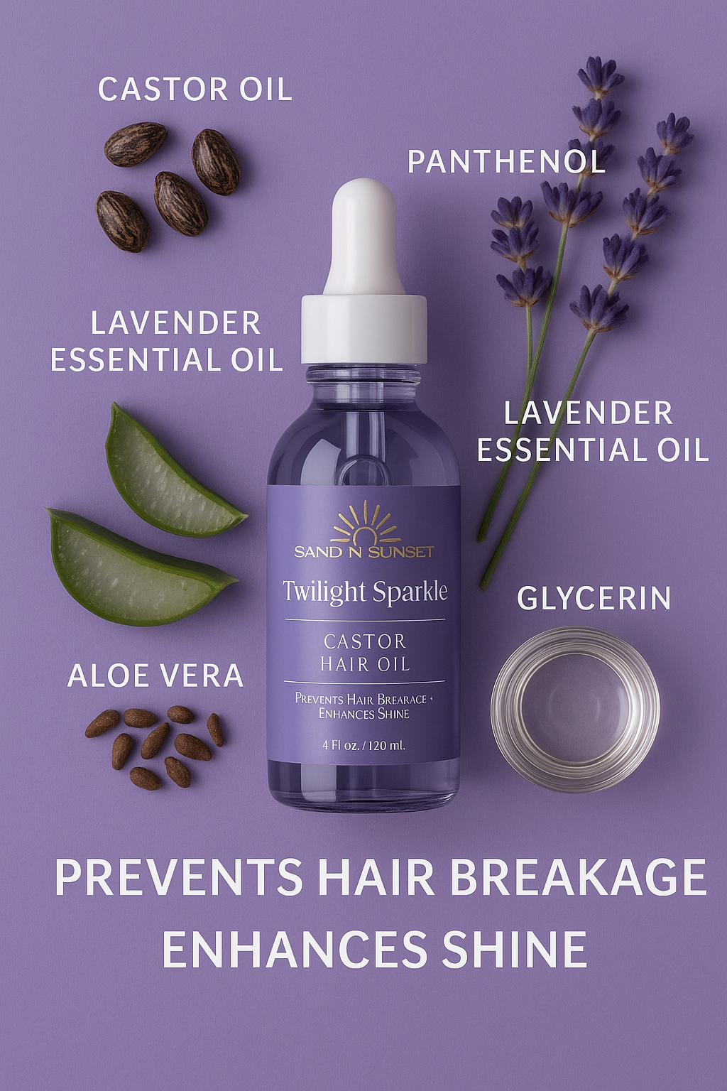 Twilight Sparkle - Castor Hair Oil